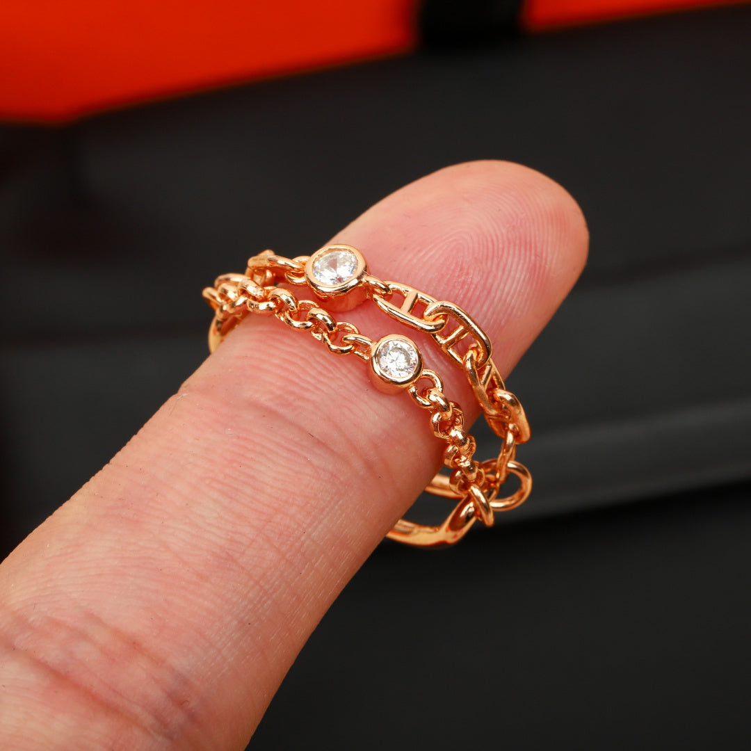 【関税負担なし・送料無料・代引可】【売れ筋】エルメス リング 未使用 箱付き