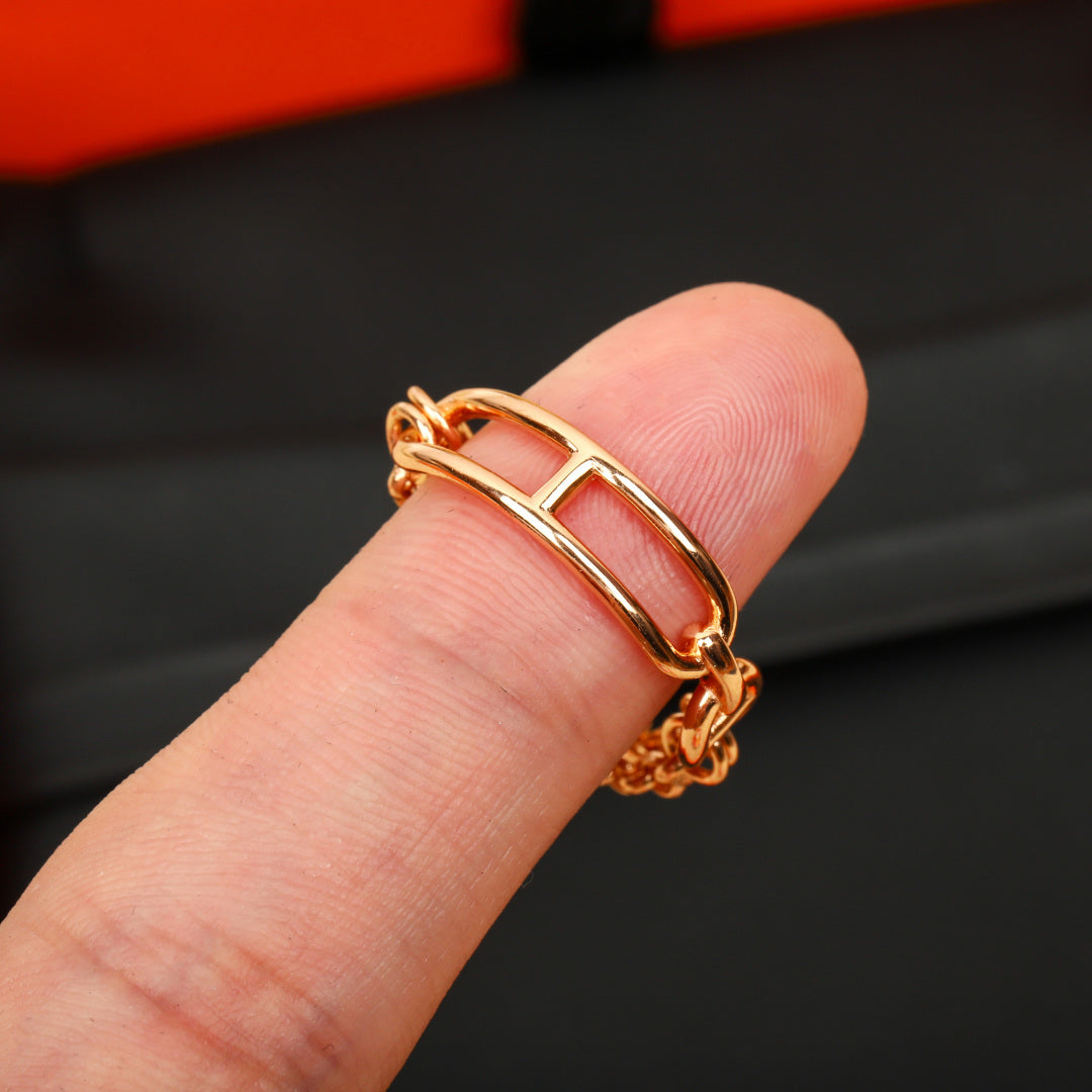 【関税負担なし・送料無料・代引可】【売れ筋】エルメス リング 未使用 箱付き